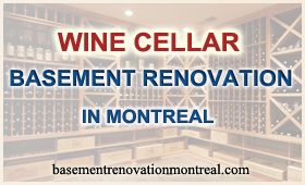wine cellar basement renovation Montreal