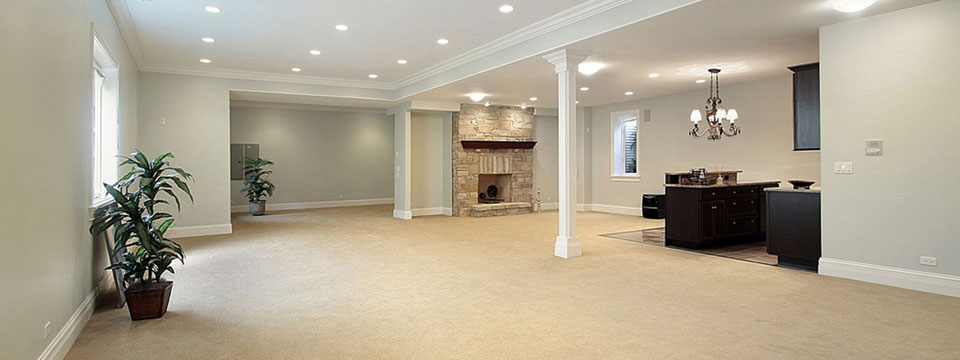 family room basement renovation Montreal