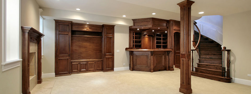 family room basement renovation Montreal