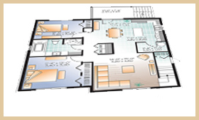 croquis plan renovation sous sol