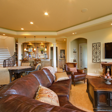 family room basement renovation Montreal